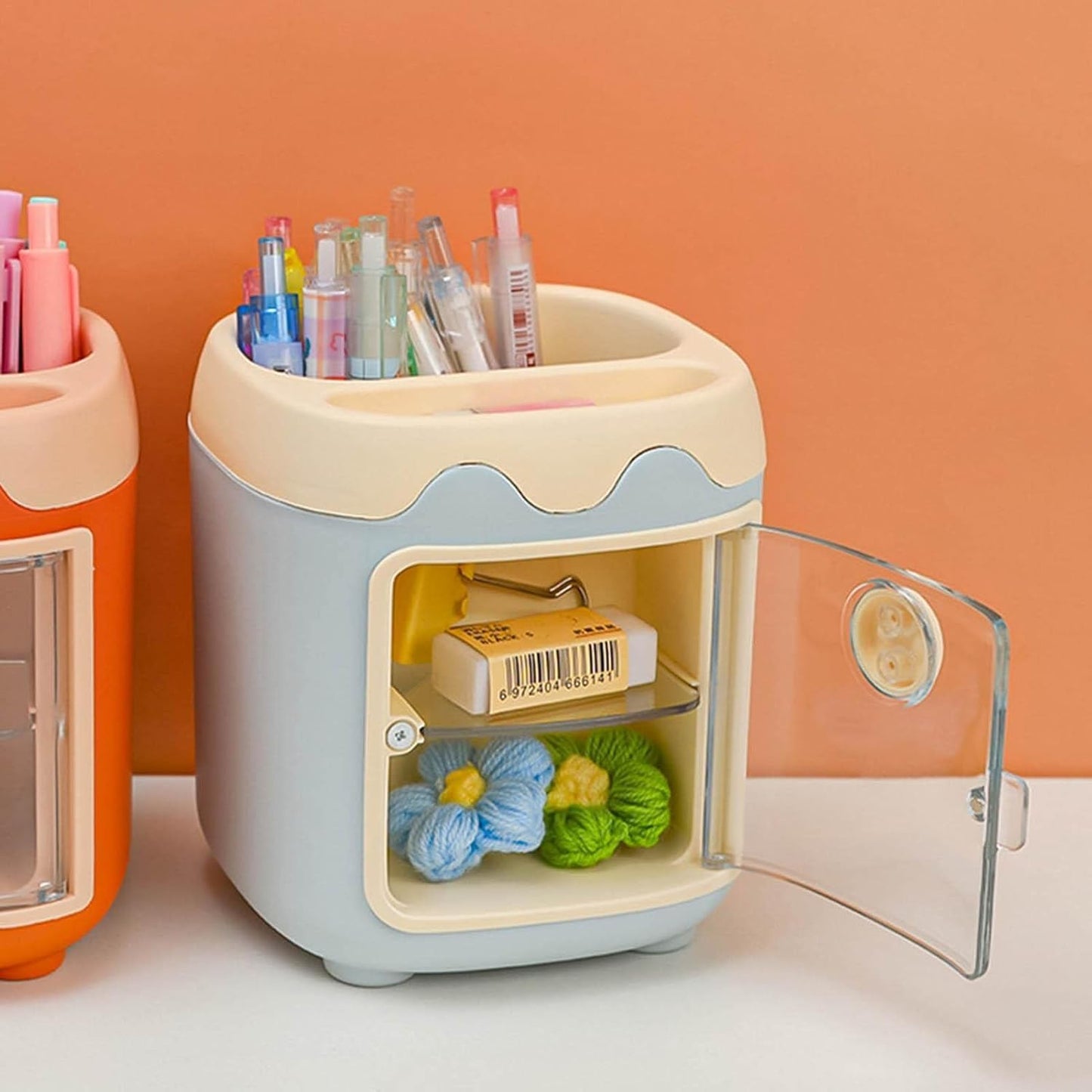 2 Layered Pen Holder (With Stickers)
