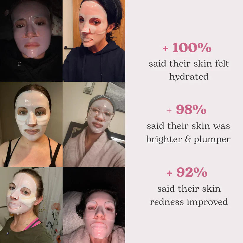 Pink PDRN Collagen Gel Mask - Overnight Korean Glass Skin