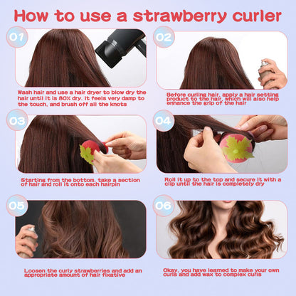 Strawberry Hair Curlers