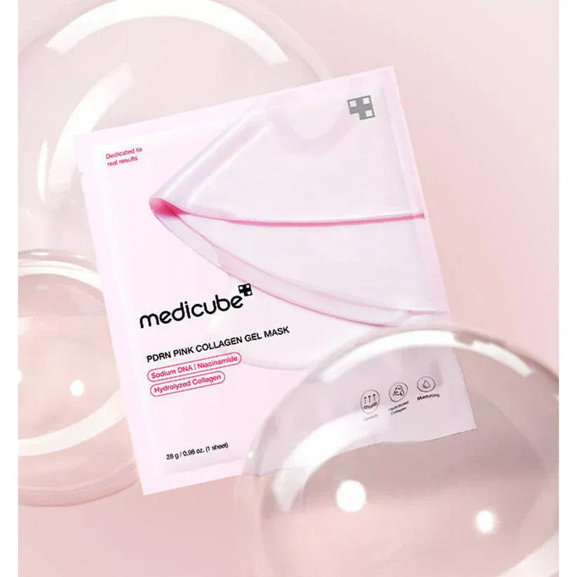 Pink PDRN Collagen Gel Mask - Overnight Korean Glass Skin
